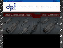 Tablet Screenshot of dpfservicesllc.com